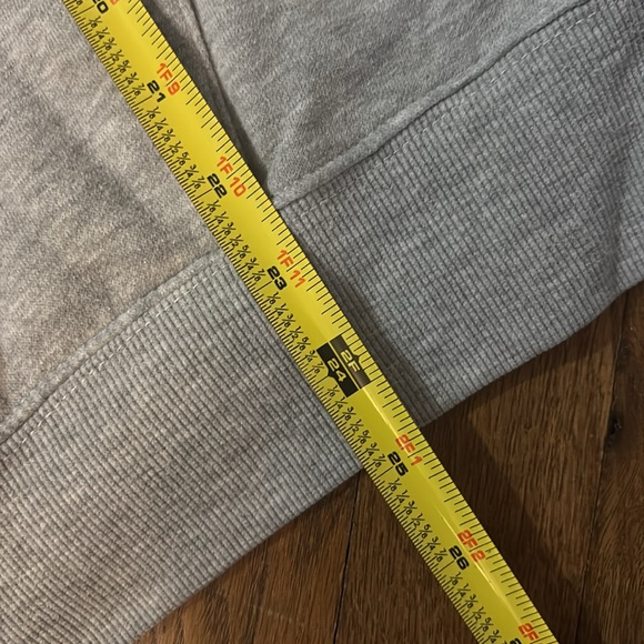 SWS Active Gray Zip-Up Hoodie, Boyfriend Fit, Size S/M, Measurements in Photos - Picture 11 of 12